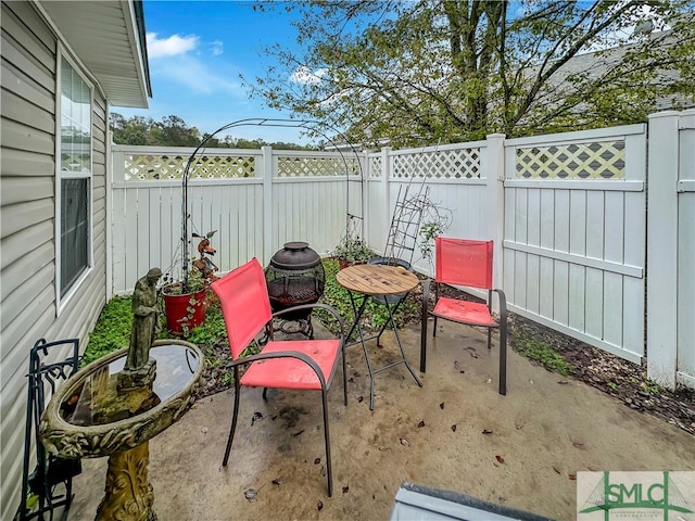 view of patio / terrace