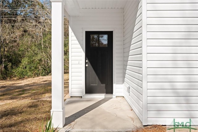 view of entrance to property