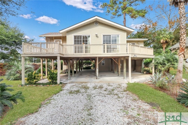 view of beach home