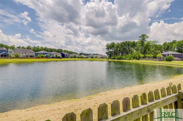 property view of water