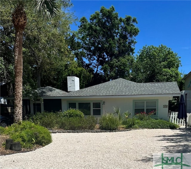 view of ranch-style house