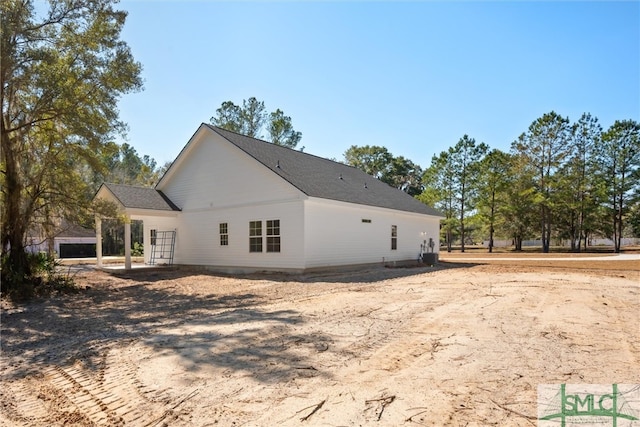 view of property exterior