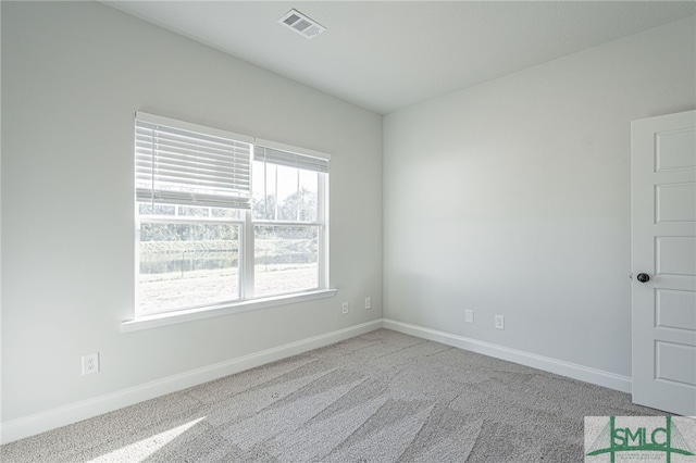 carpeted empty room featuring a healthy amount of sunlight