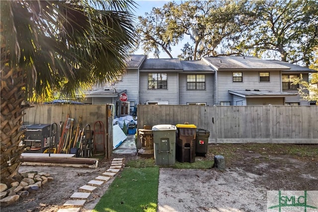 view of rear view of house