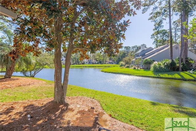 view of water feature