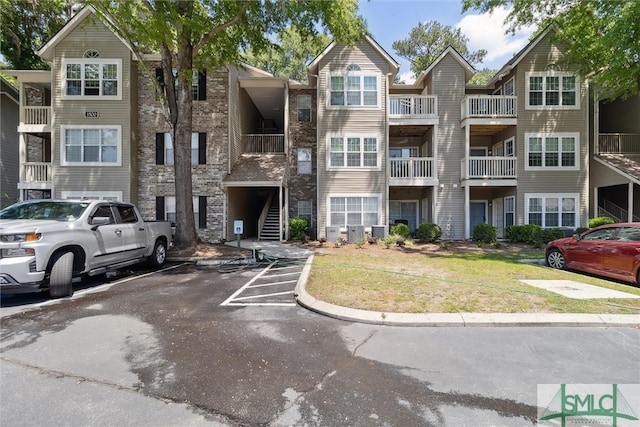 view of property featuring central AC