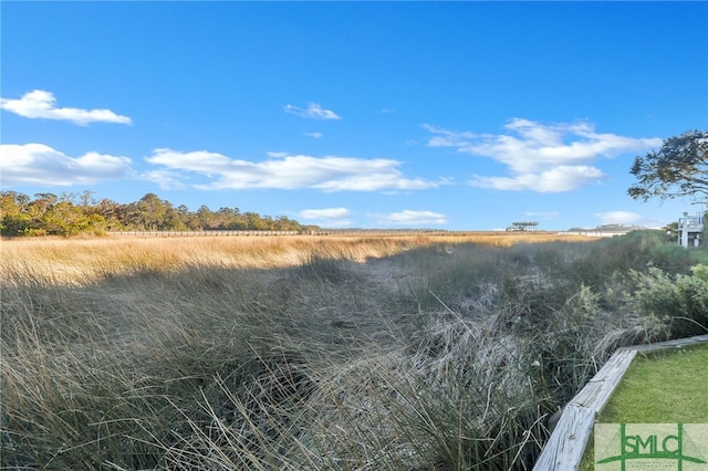 view of landscape with a rural view