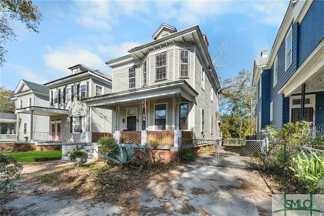 view of front of house featuring a porch