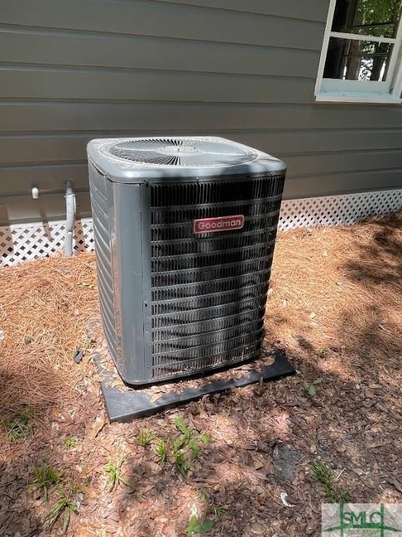 exterior details with cooling unit