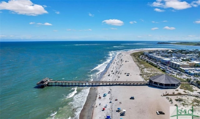 3 3rd St Unit 517, Tybee Island, GA 31328 - drone / aerial view of unending shoreline