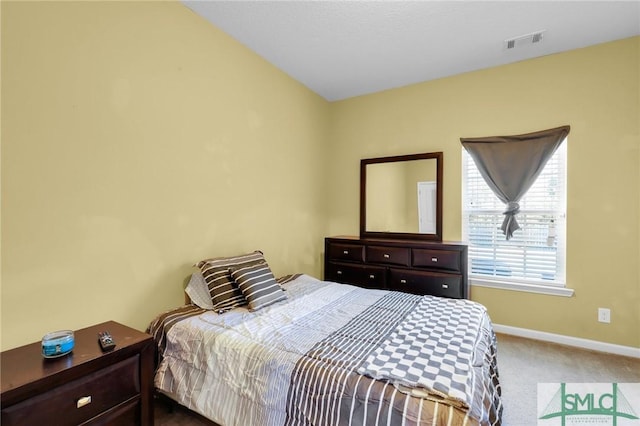 bedroom featuring carpet flooring