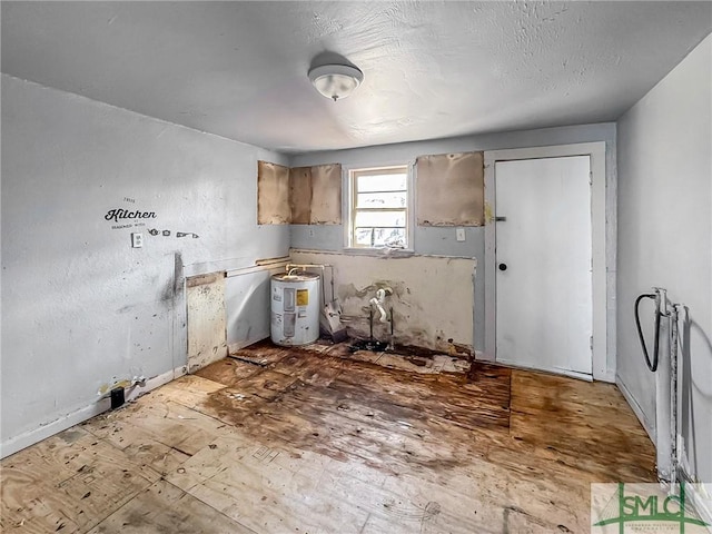 kitchen with water heater