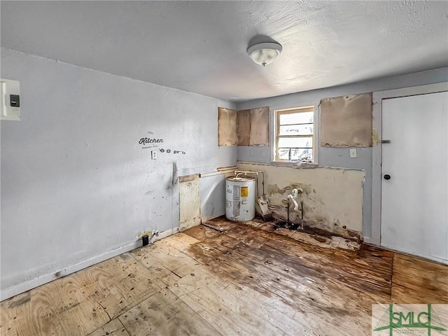 kitchen featuring water heater