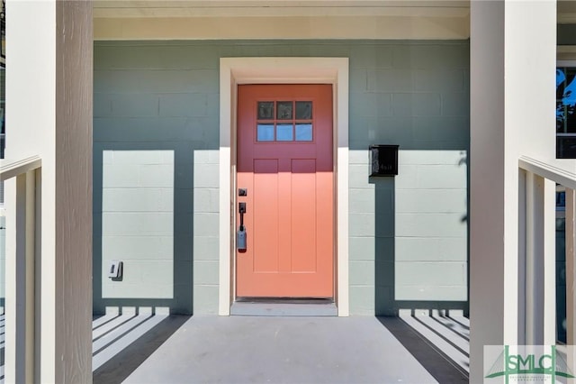 view of property entrance