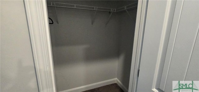 view of closet