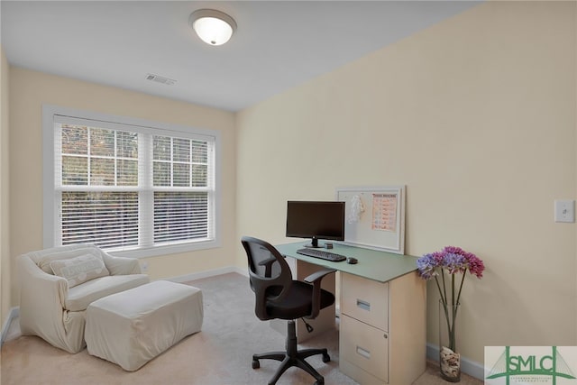 28 Turning Leaf Way, Savannah, GA 31419 - office area with baseboards and light colored carpet