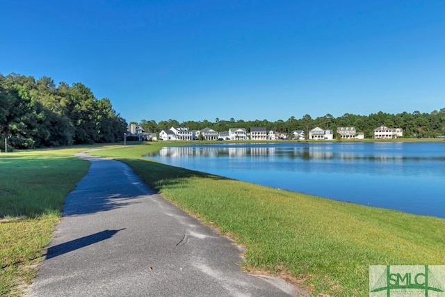 property view of water