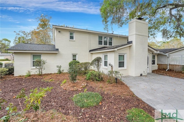 view of rear view of property