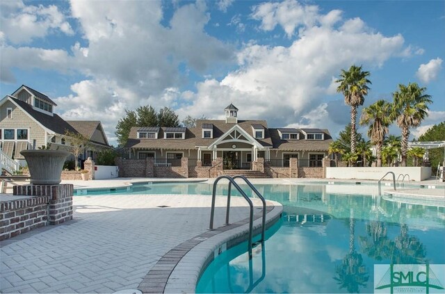 view of pool