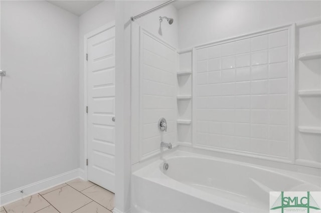 bathroom with shower / bath combination