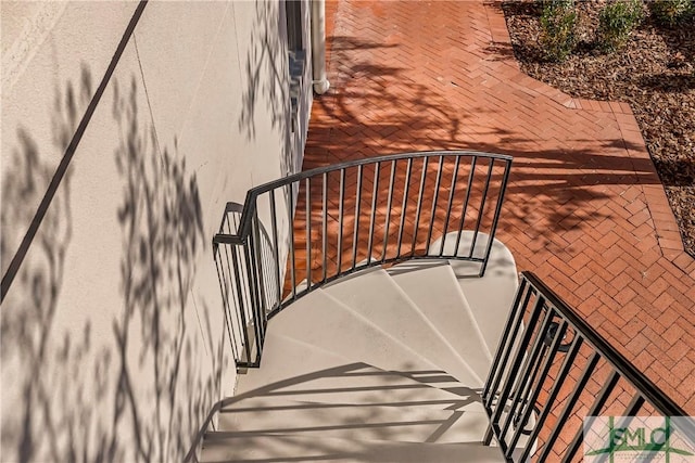 view of stairs