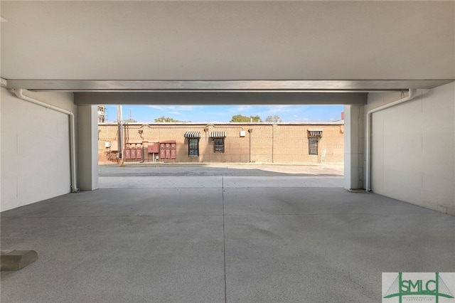 view of unfurnished living room