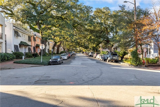 view of road