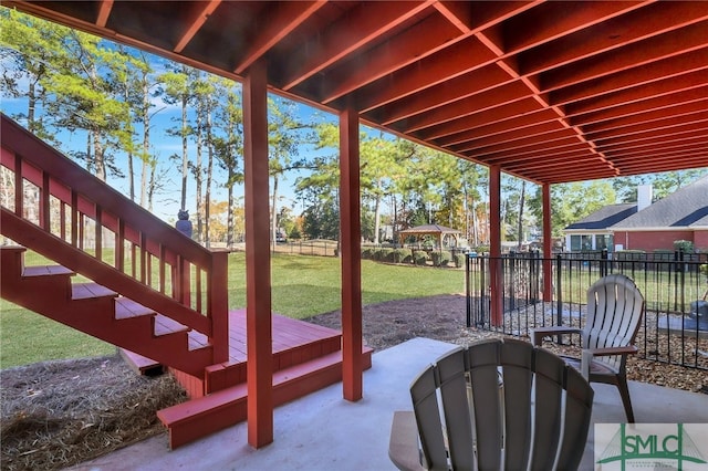 view of patio