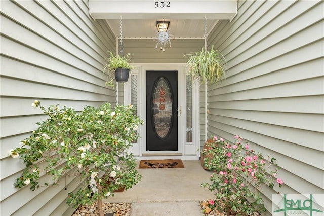 view of entrance to property