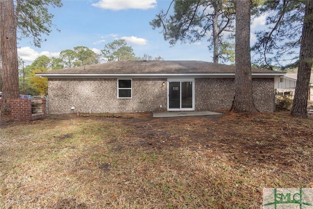 view of back of property