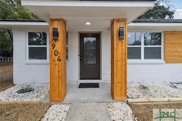 view of entrance to property