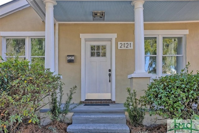 view of entrance to property