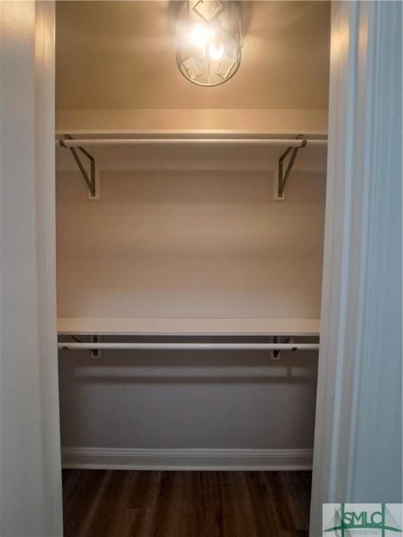 view of closet