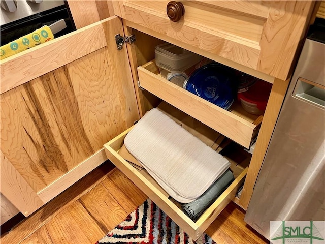 interior details featuring wood-type flooring