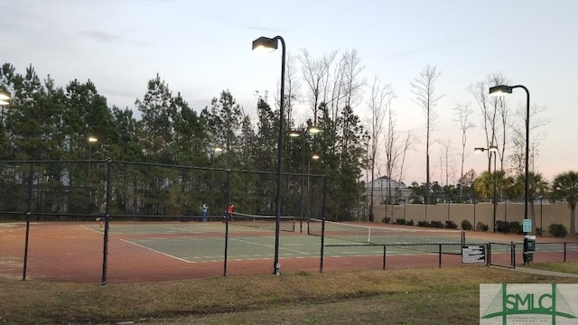 174 Brookline Dr, Savannah, GA 31407 - view of tennis court
