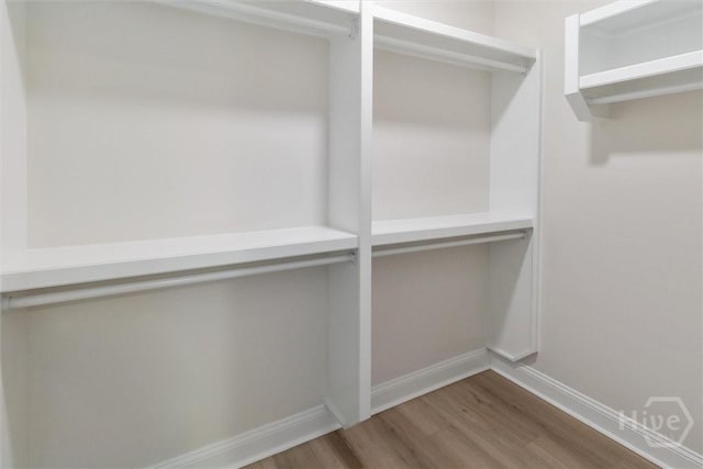 130 N Skinner Ave, Pooler, GA 31322 - spacious closet with wood finished floors