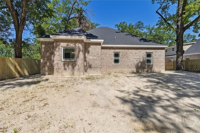 130 N Skinner Ave, Pooler, GA 31322 - rear view of house with brick siding and roof with shingles