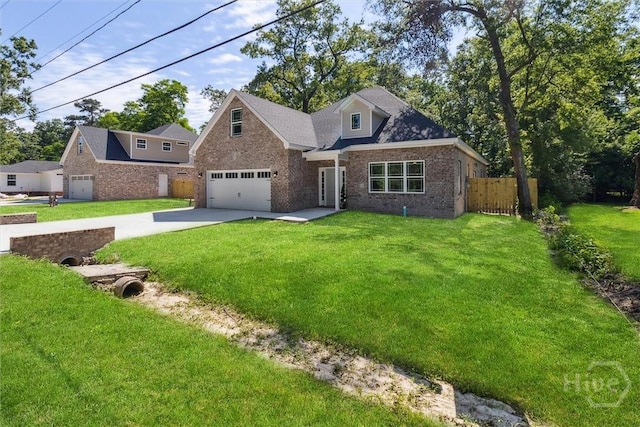 130 N Skinner Ave, Pooler, GA 31322 - view of front of property featuring brick siding, driveway, and an attached garage