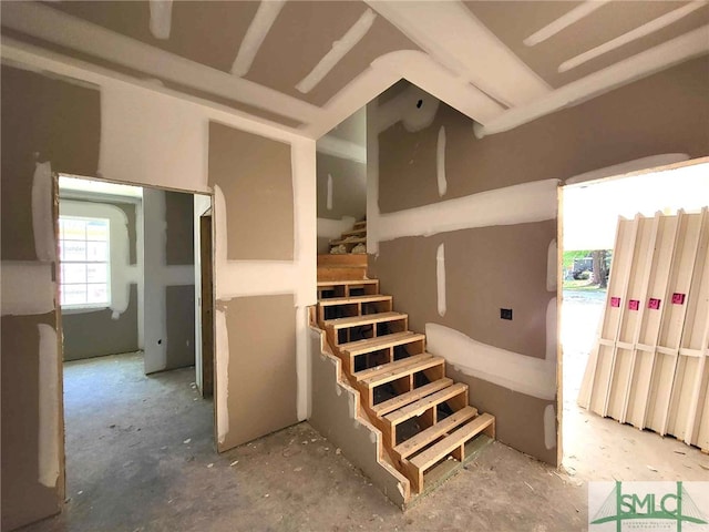 view of staircase
