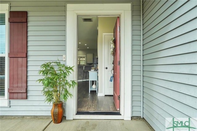 view of entrance to property