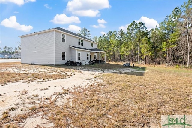 view of back of property