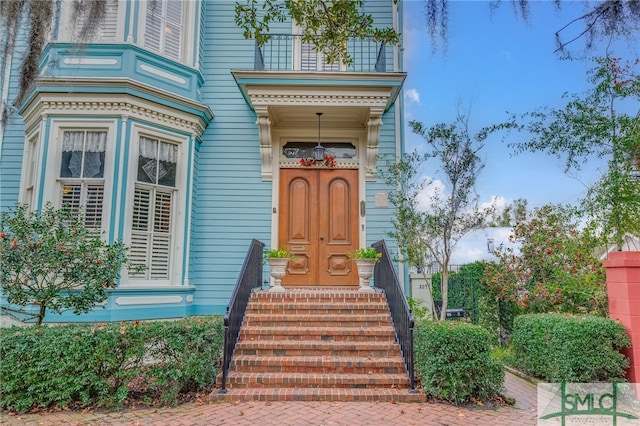 view of entrance to property