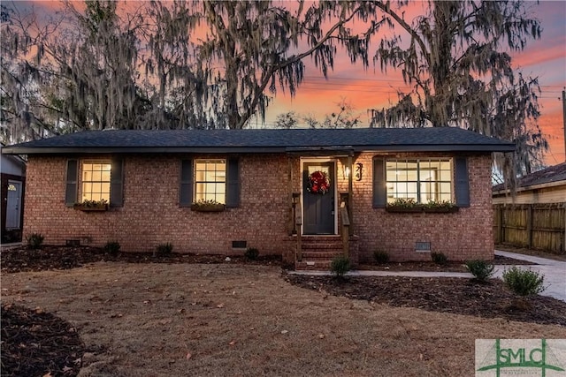 view of front of house