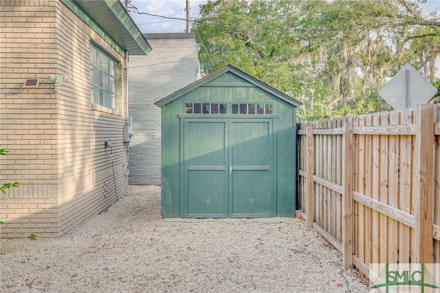 view of outbuilding