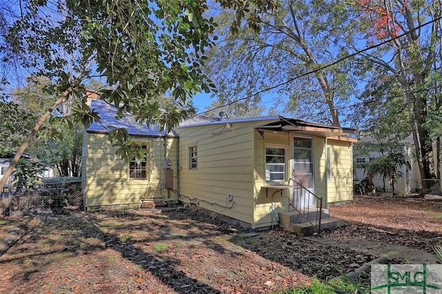 view of home's exterior