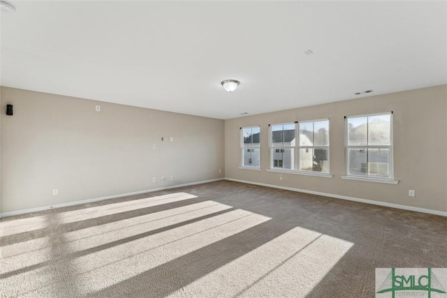 empty room featuring carpet floors