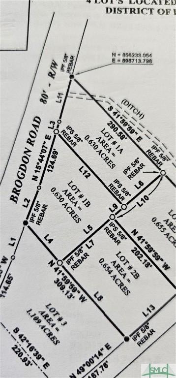 0 1a Brogdon Rd, Guyton GA, 31312 land for sale