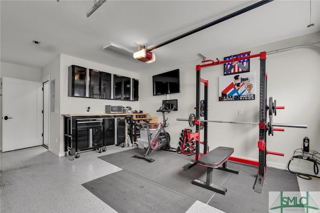 view of workout room