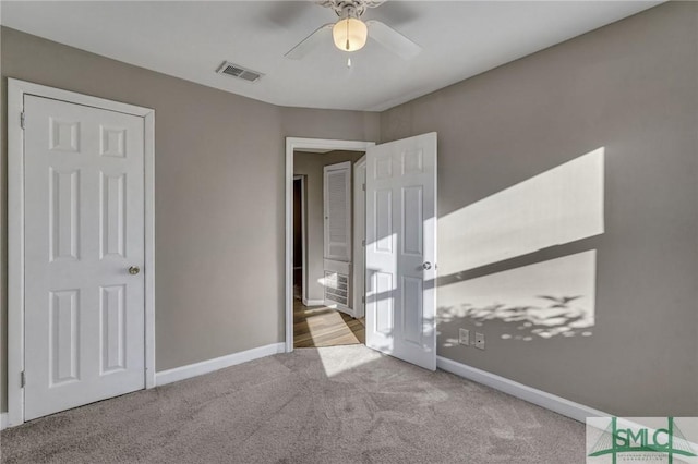 2052 E 42nd St, Savannah, GA 31404 - unfurnished bedroom featuring carpet flooring and ceiling fan