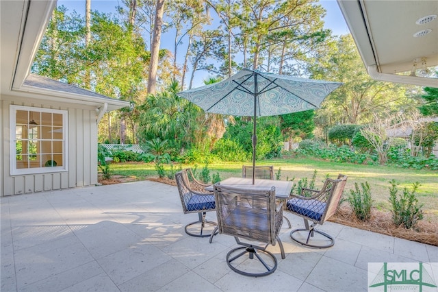 view of patio